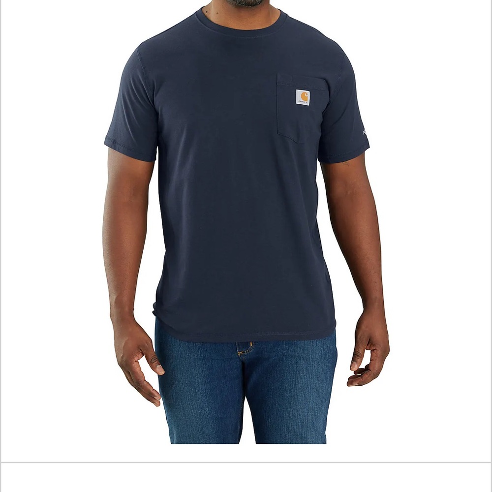 CARHARTT STYLE #106652 FORCE RELAXED T-SHIRT NAVY NWT SIZE L